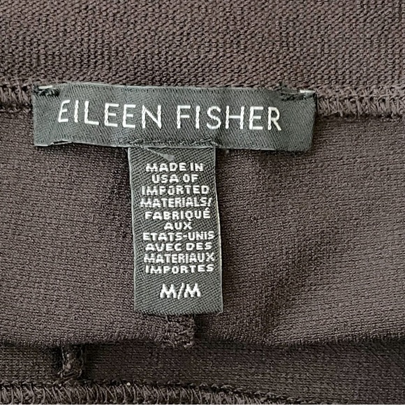 Eileen Fisher Washable Stretch Crepe High Waisted Pant in Violette minimalist - Picture 7 of 11